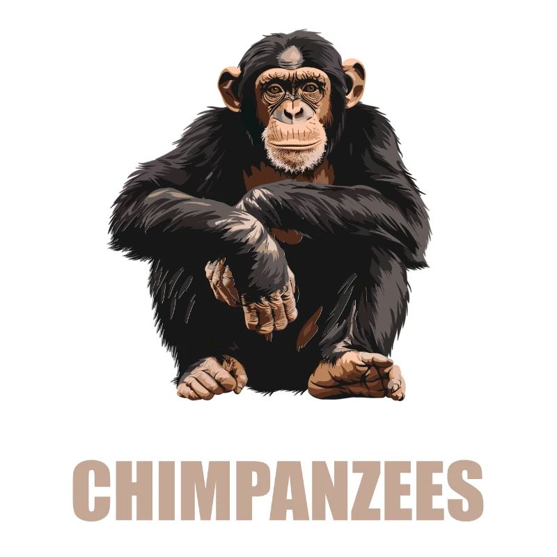 Chimpanzee Schimpansen Schimpanse
