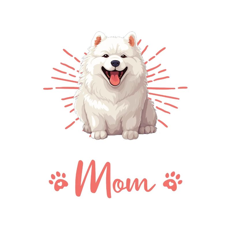 Samoyed Groovy Samoyed Mom