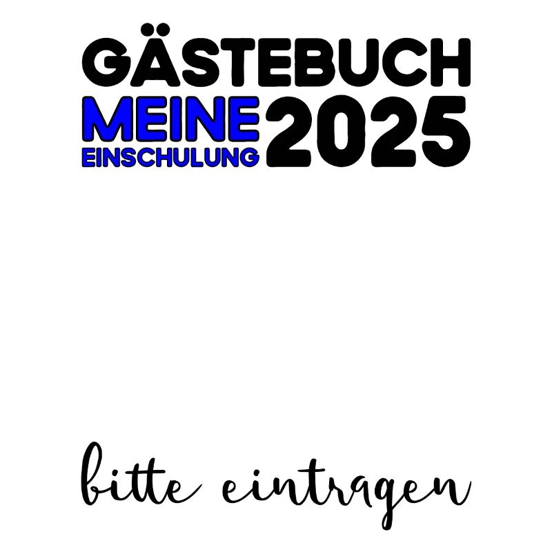 Gästebuch Einschulung 2025 Junge Mädchen Schulkind