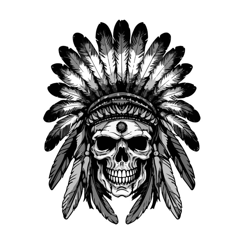 Crâne d’Indien Apache