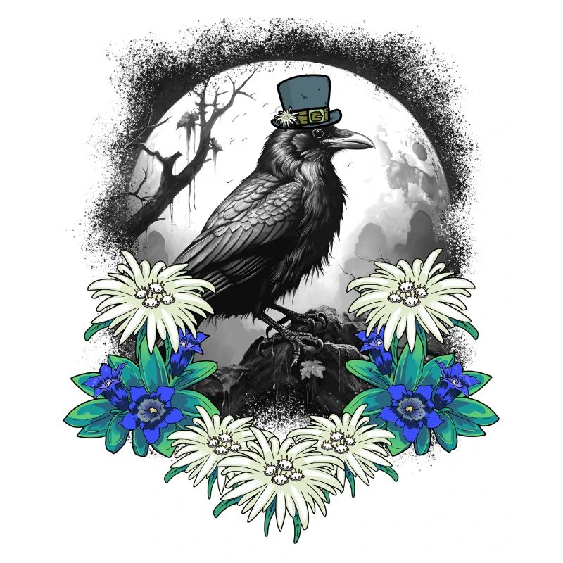 Tyrolean Crow Crows Ravens Raven Bird Tyrol