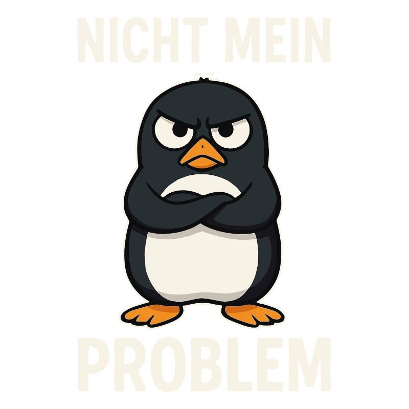 Grimmiger Pinguin – Nicht mein Problem