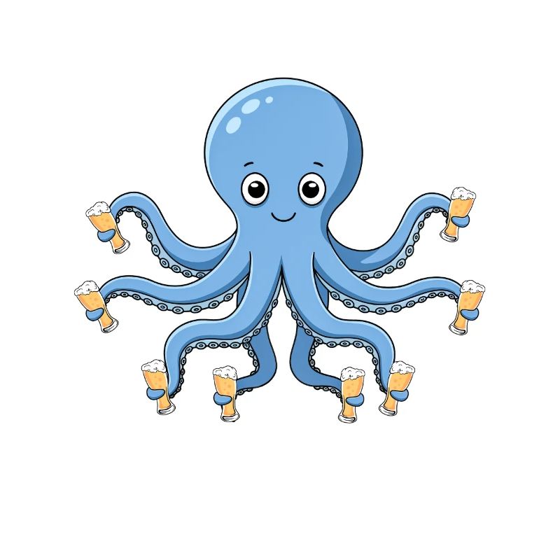 Relaxed eight-armed organ