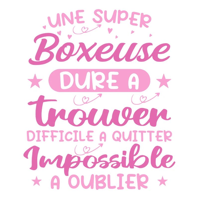 Une Super Boxeuse - Cadeau boxeuse