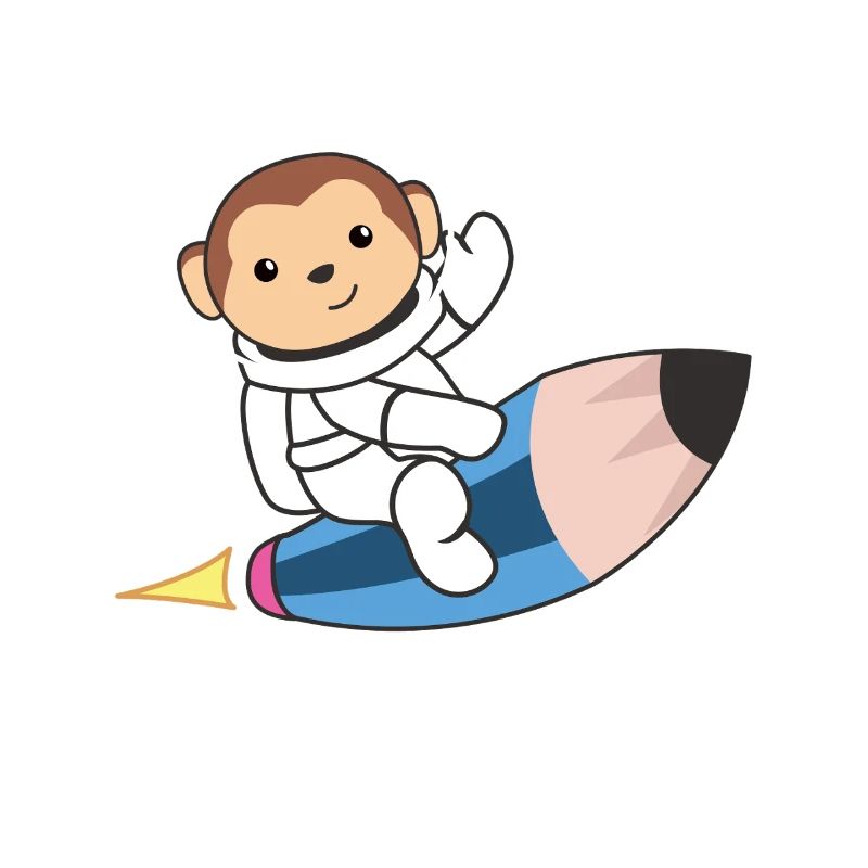 Mignon Singe de l’espace Astronautes Univers