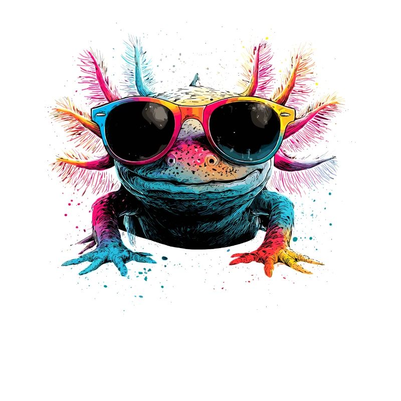 Axolotl Petite queue de triton Queue mignon Axolotl