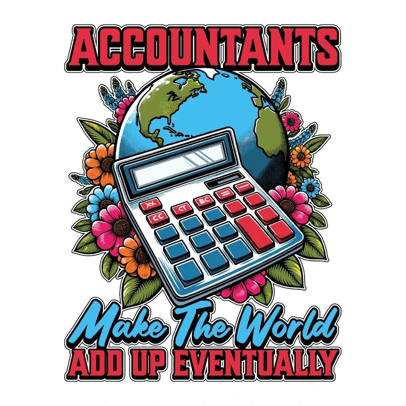 Les comptables comptables font la feuille de calcul du monde