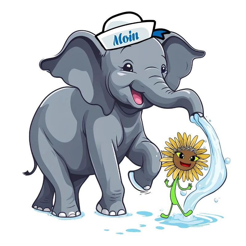 Elefant Elefanten maritim