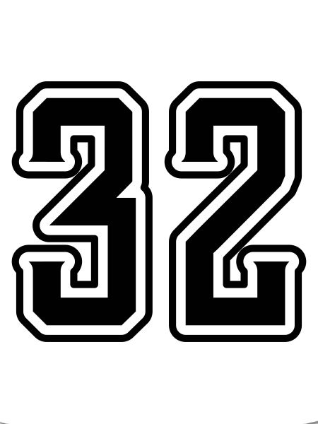 32 number symbol