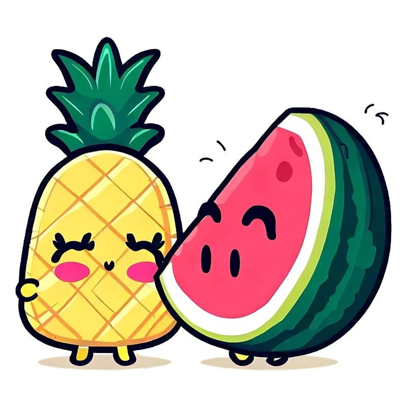 Les meilleurs amis de la pastèque et de l’ananas