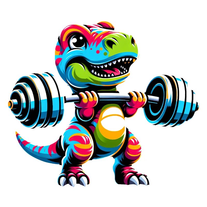 Trex Dinosaur Dumbbells Dumbbells Lifting Dumbbell