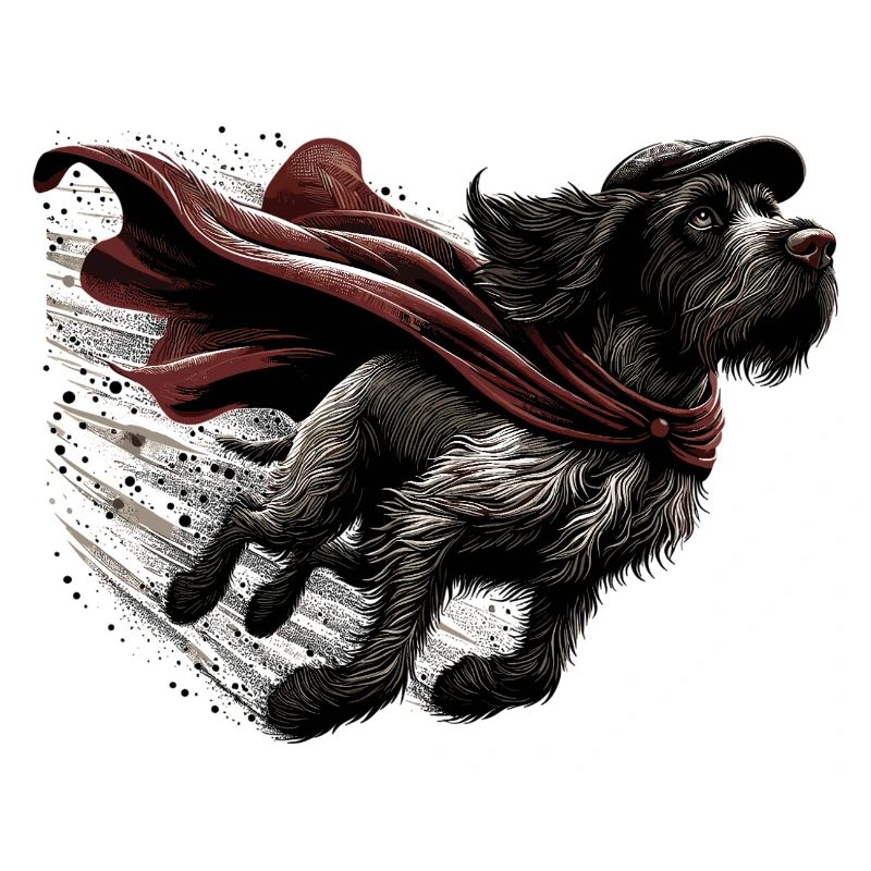 Super Dog German Wirehaired DD Pointer Gift