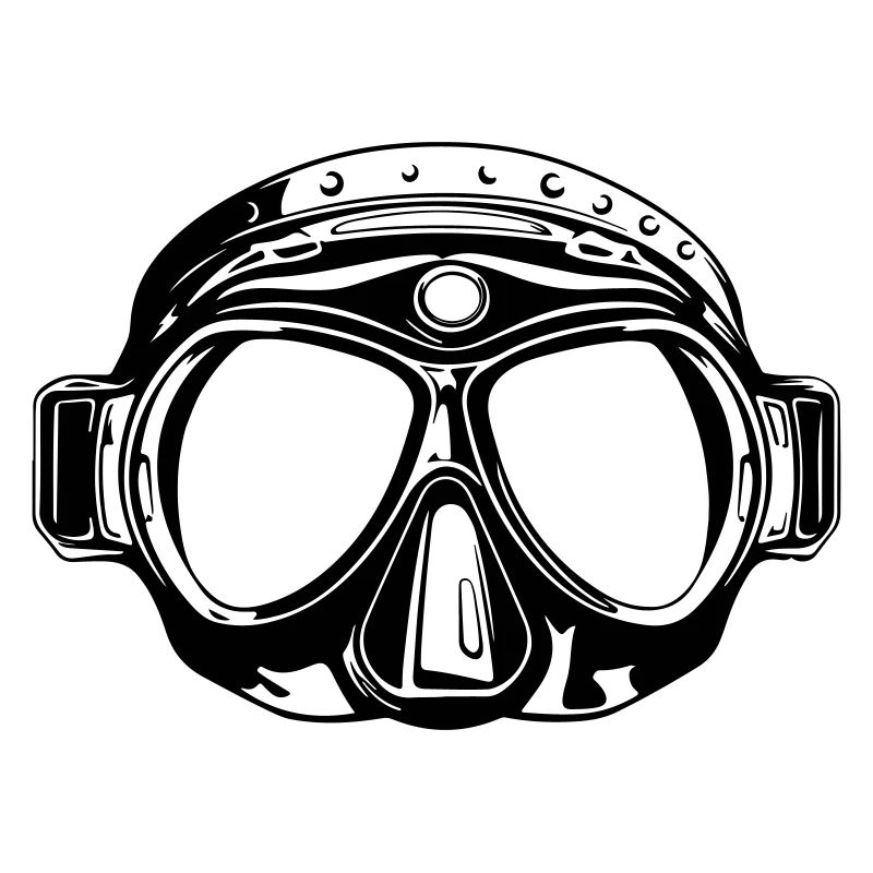 Lunettes de plongée symbole plongée
