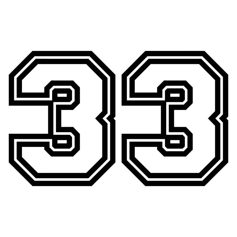 33 Symbole numérique