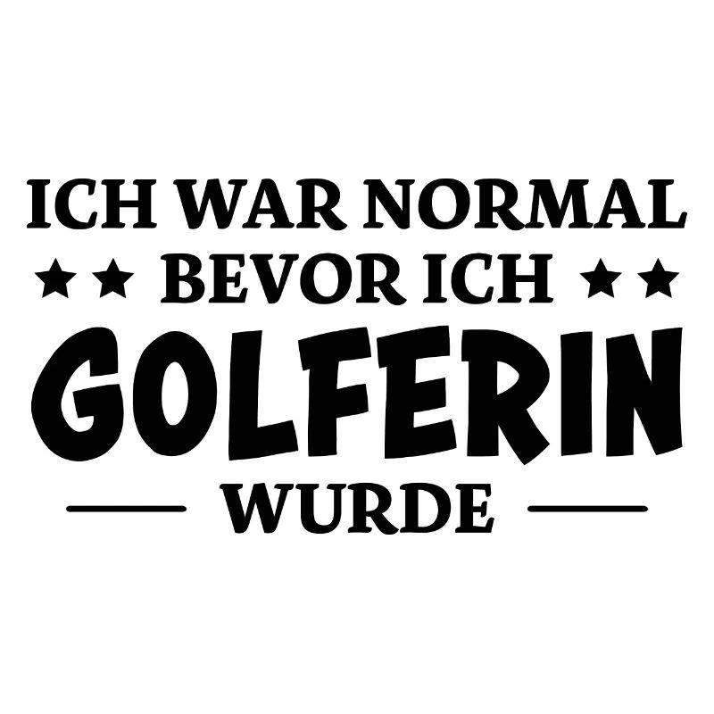 Golferin Minigolf Golf Spruch Golferin Geschenk