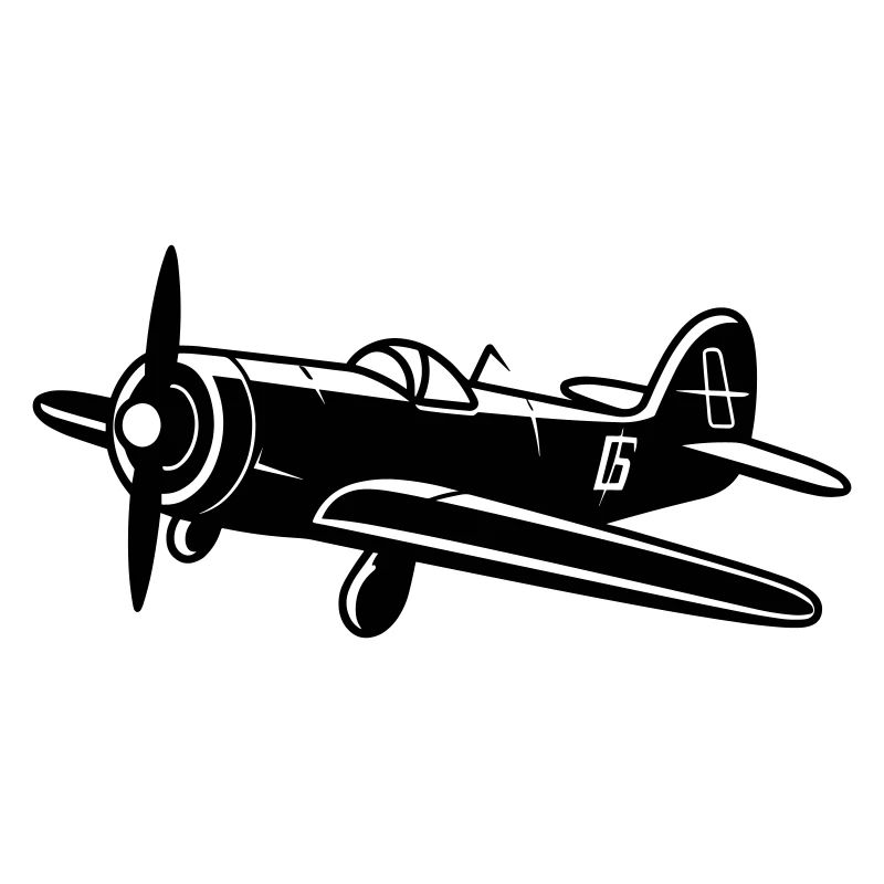 old fighter plane