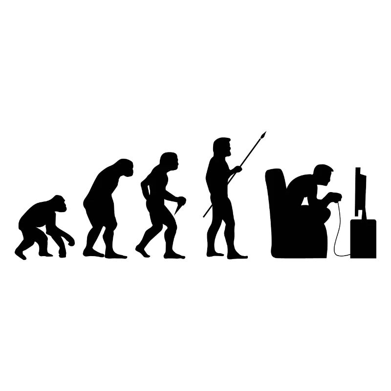 Evolution Graphic Video Game Player Gaming Gamer P