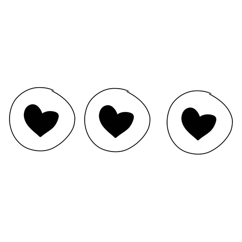 Heart Circle Symbol Shape Love Pattern Hearts