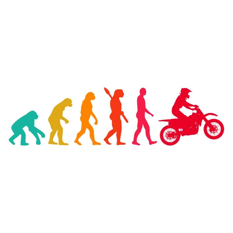 Evolution Graphic Dirt Biker Motorcycle Enduro Mot