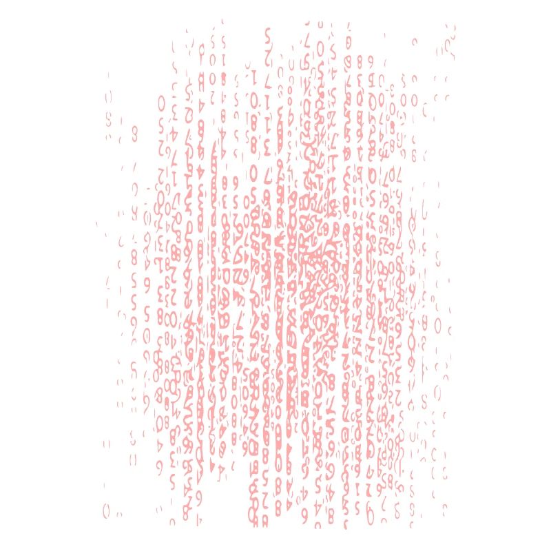 Pinkes Binärcode-Muster