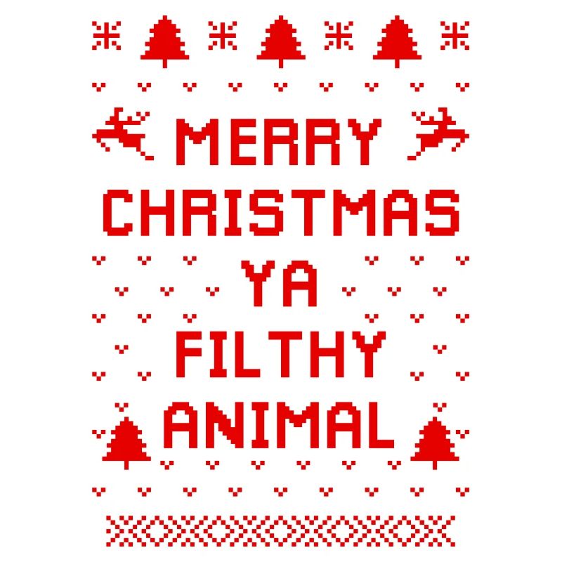 Humorvoller Weihnachts-Tierpullover