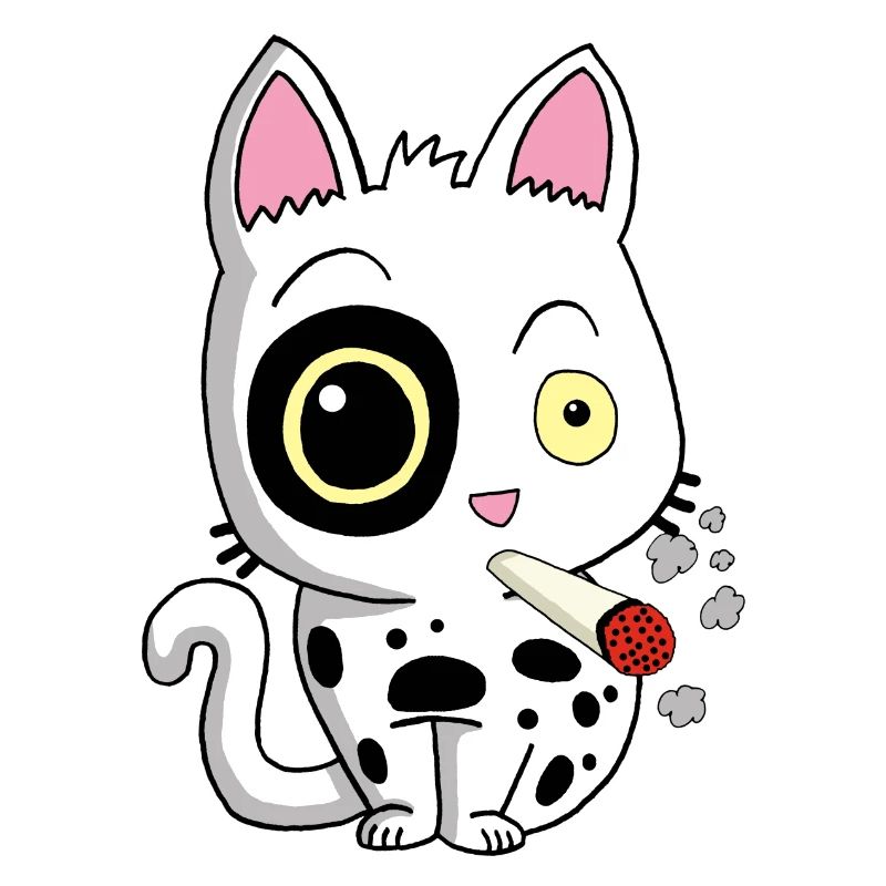 Smoking cat
