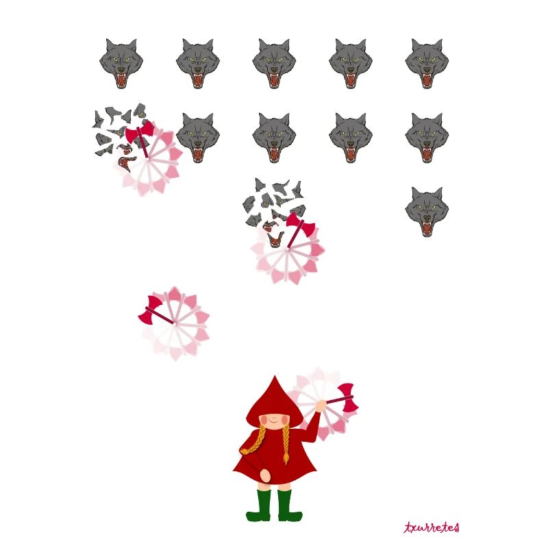Le Petit Chaperon Rouge joue