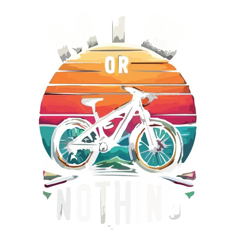 Conception de citation d’aventure en VTT