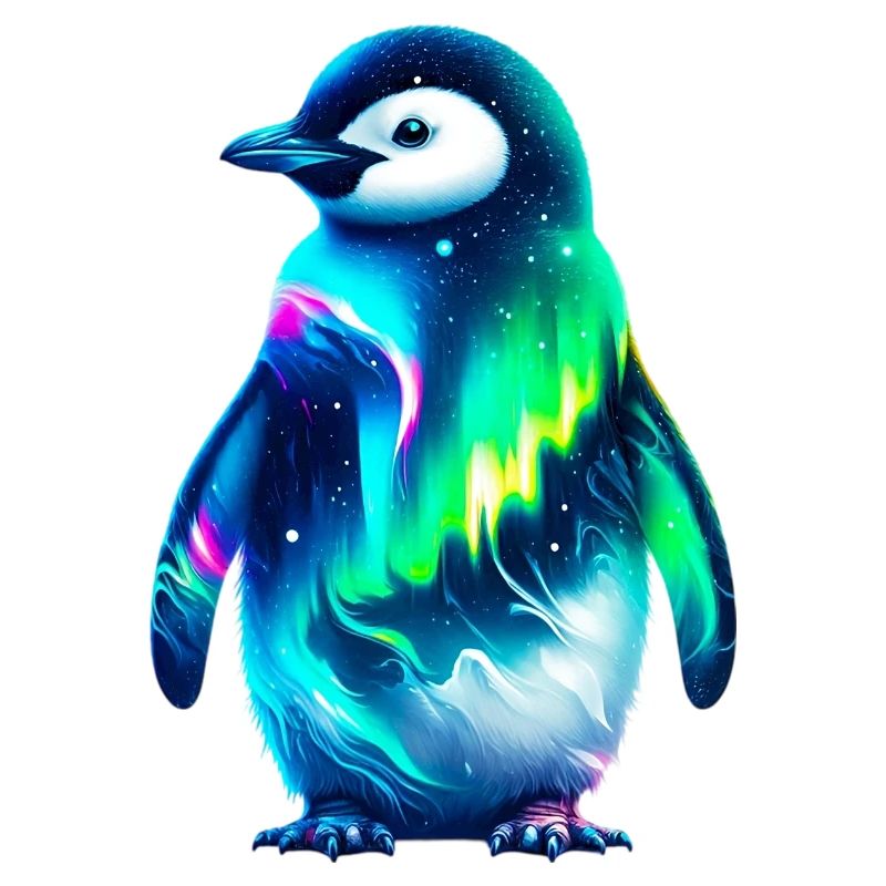 Aurora Borealis Pinguin