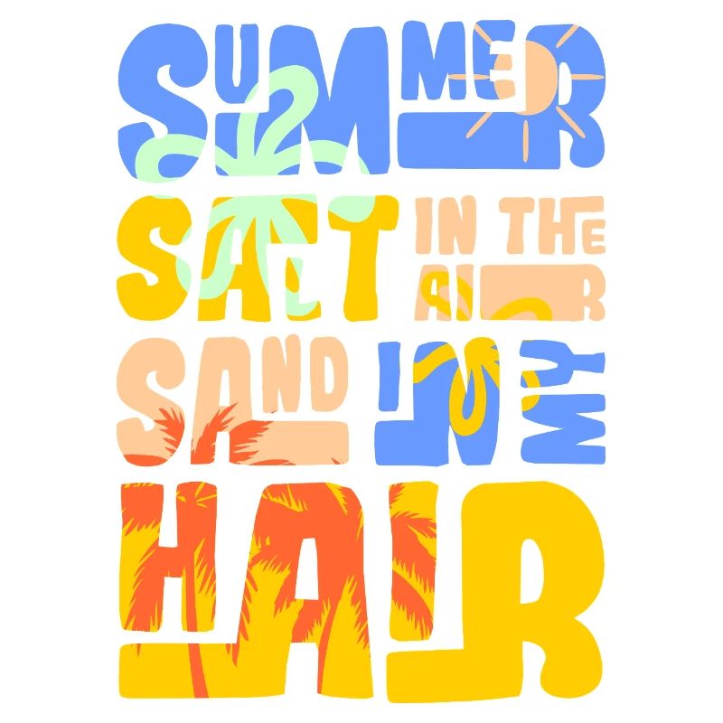 Conception de sable et de mer en été