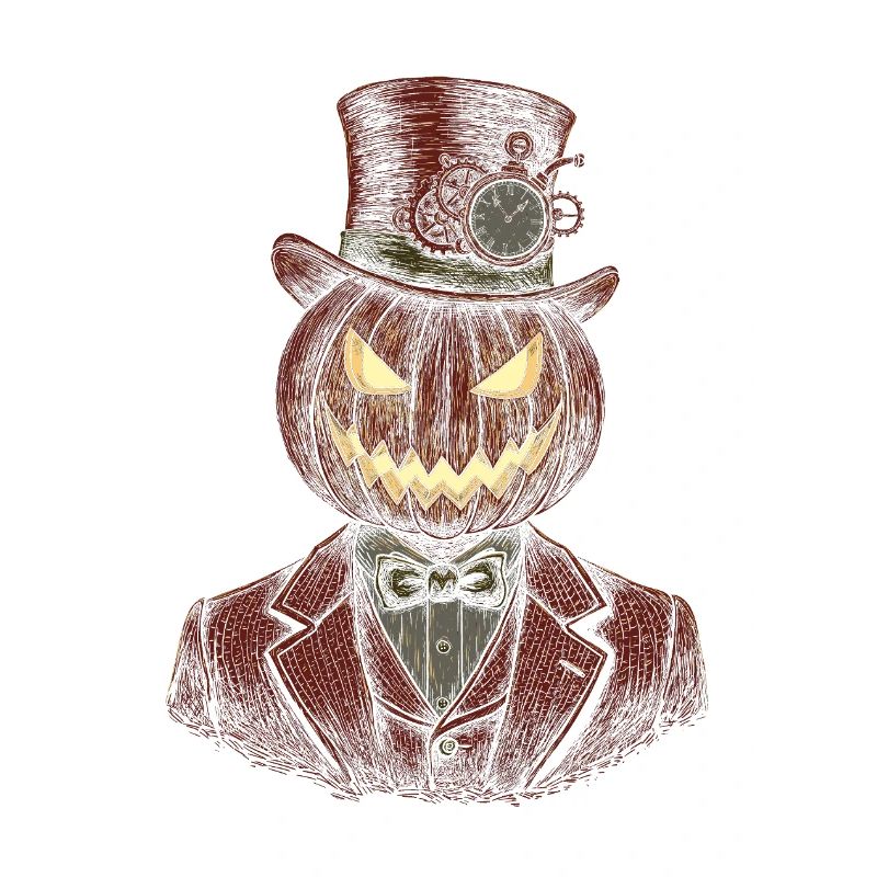 Pumpkin gentleman steampunk