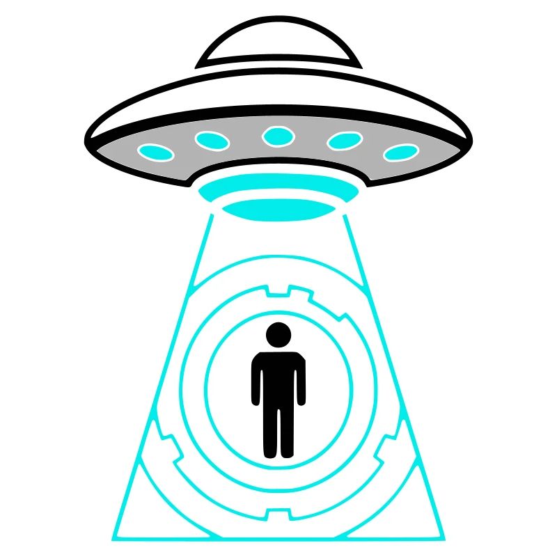 UFO Abduction Beam Me Up Vector