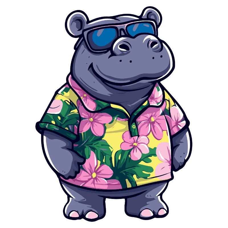 Hippo Comic Vacation
