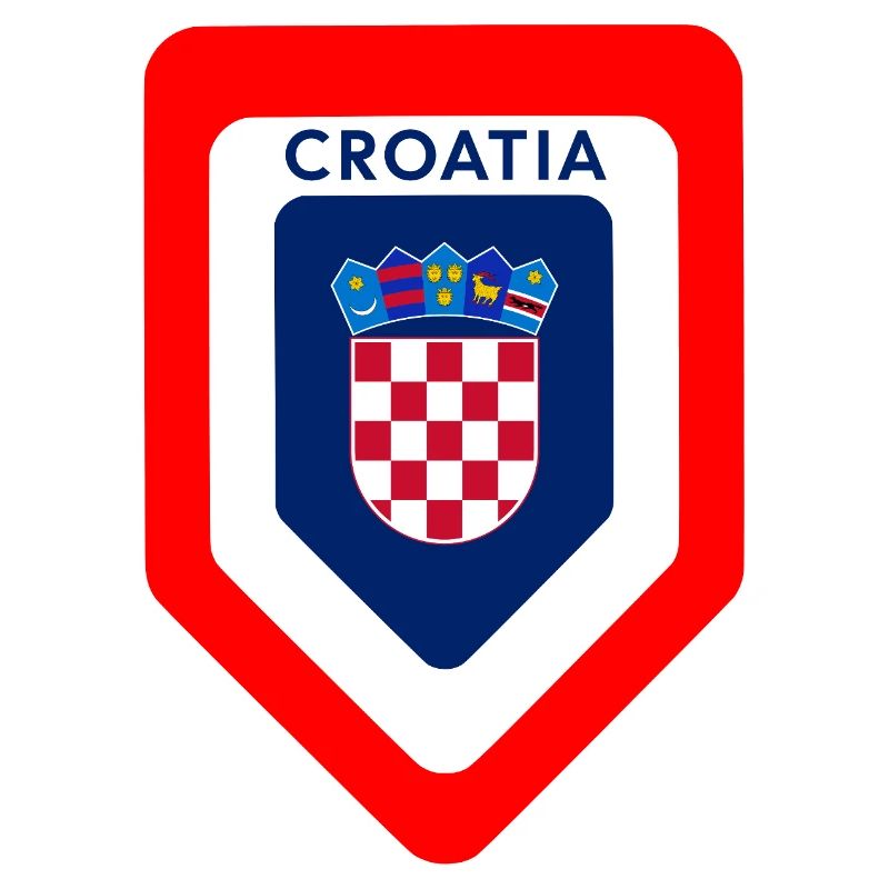 Kroatisches Wappen Emblem