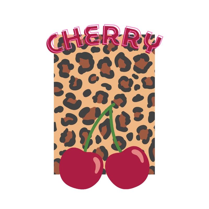 Leopard-look cherries