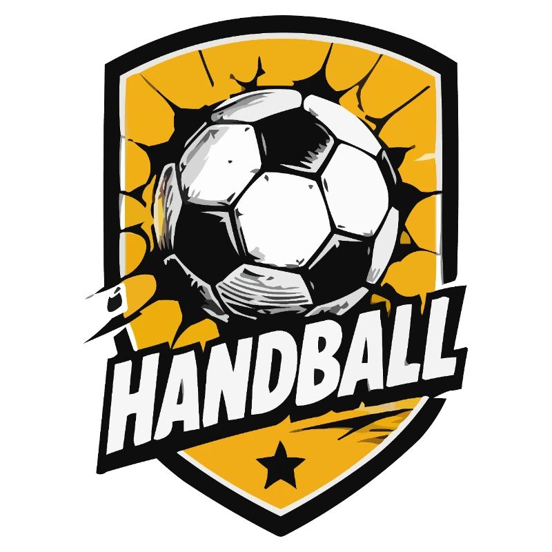 Explosion du bouclier de handball