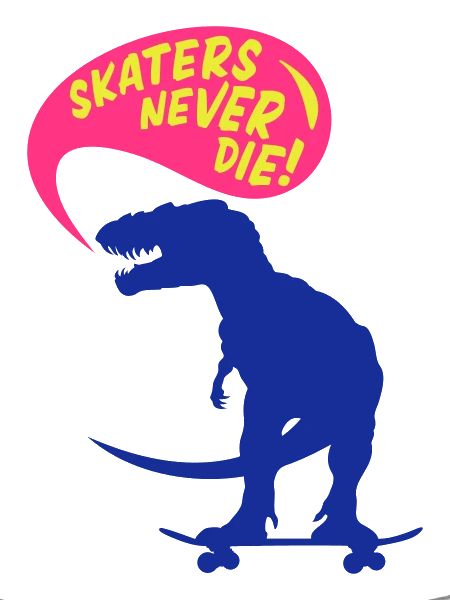 t-rex skater
