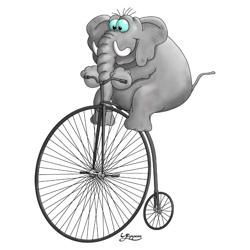 Eléphant drôle