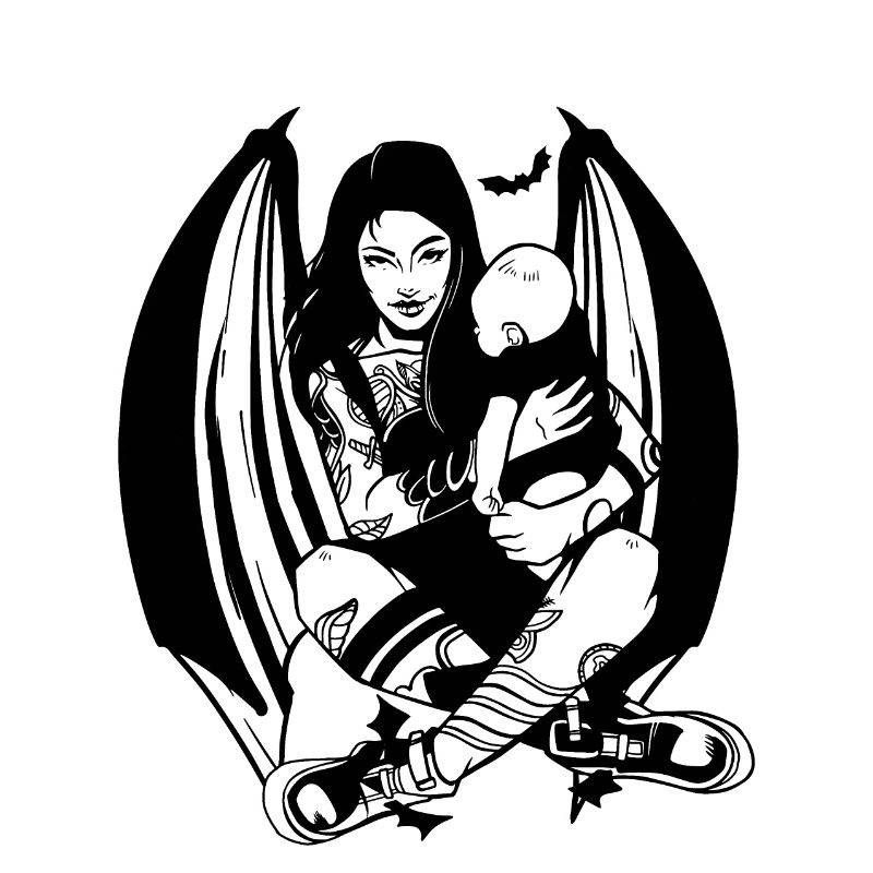 GOTH MOM GOTHIQUE MAMA EMO MUTTI