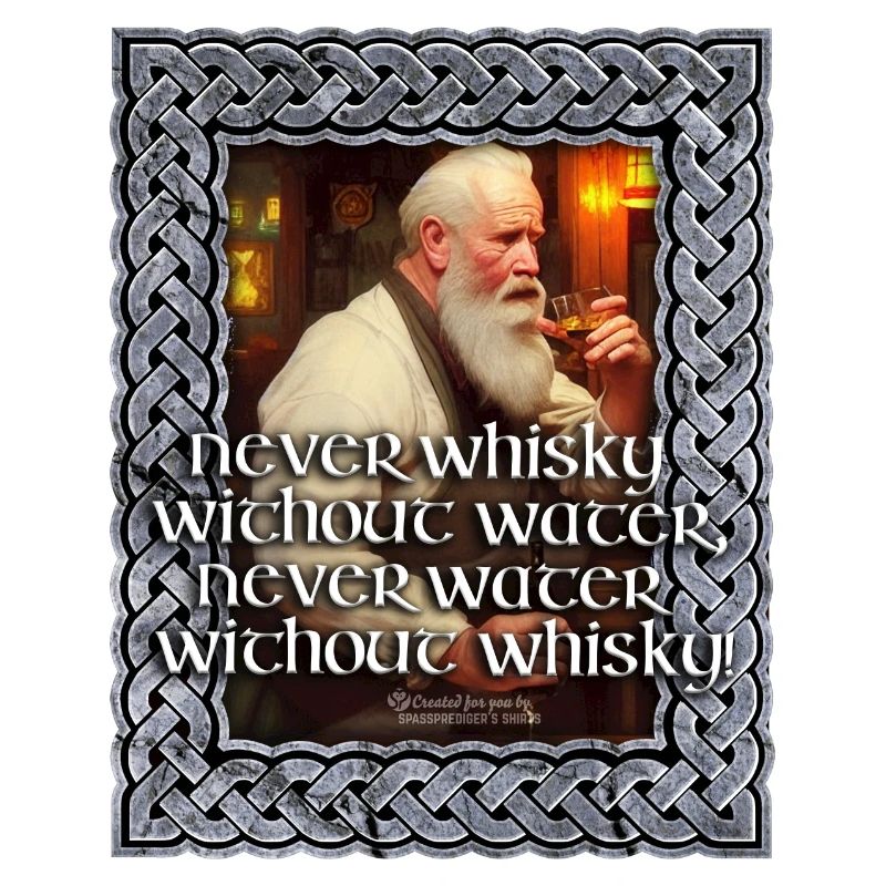 Never water without whisky