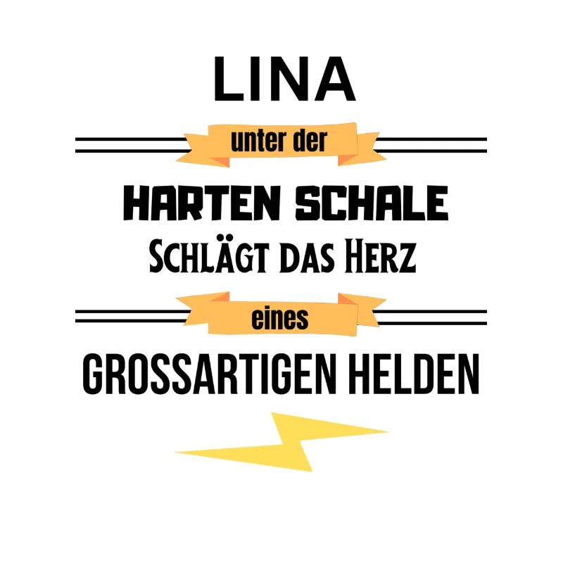Lina unter harte Schale eines Großartigen Helden