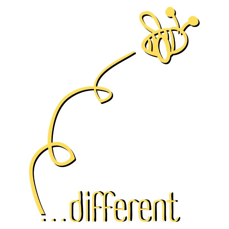 Bee Different - Sei anders! Statement Design