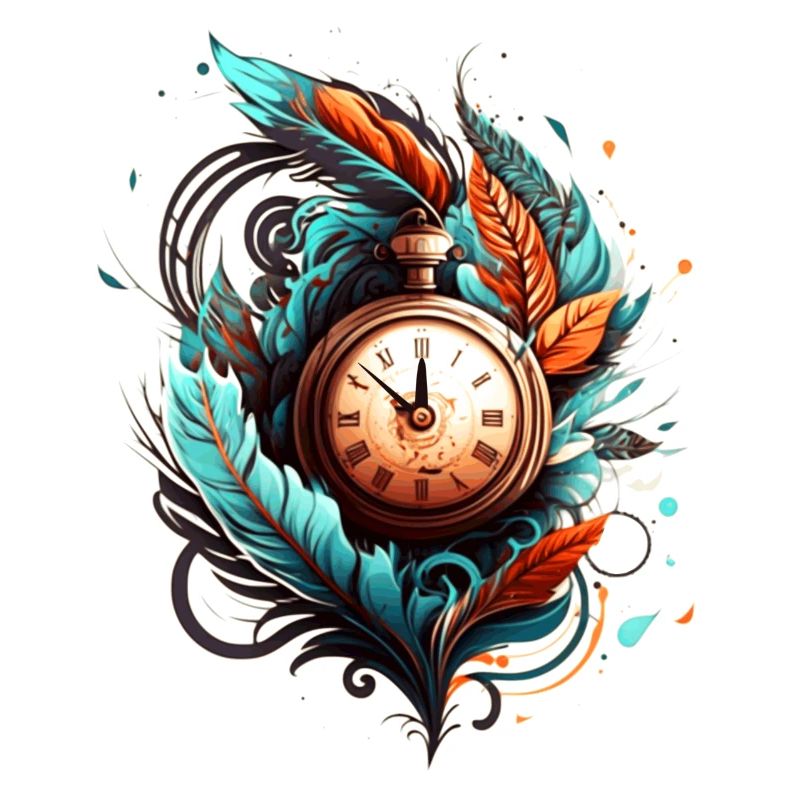 Montre de poche à remontage manuel Voyage dans le passé