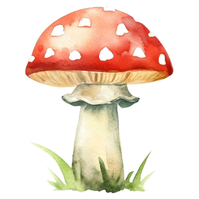 Red mushroom toadstool