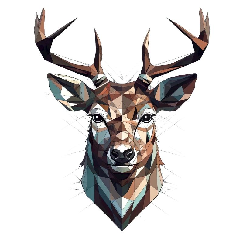 Geometric deer