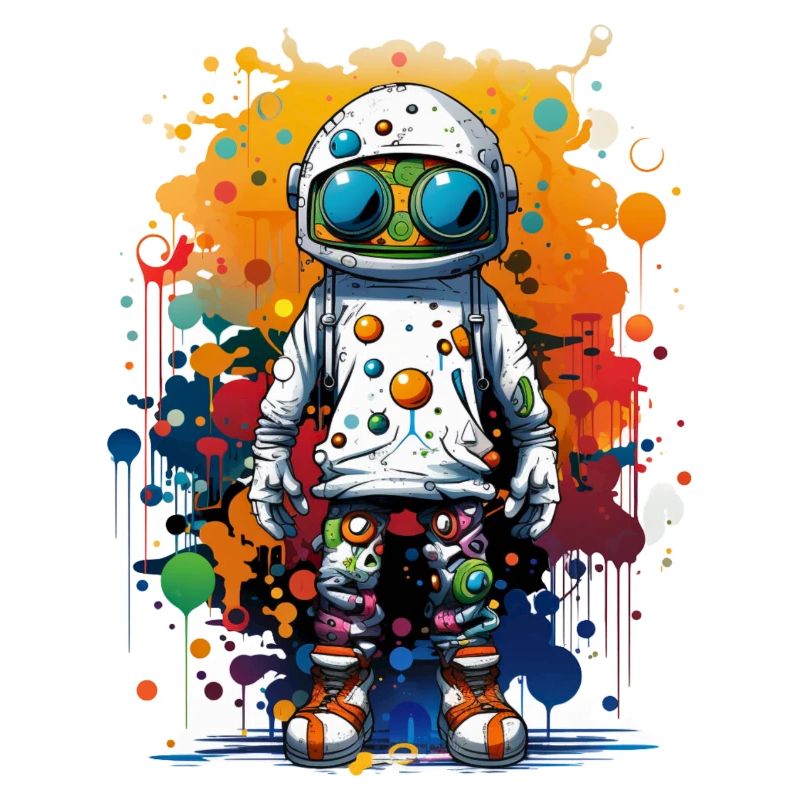 Galactic Artistry: Blast Off with Trendsetting.