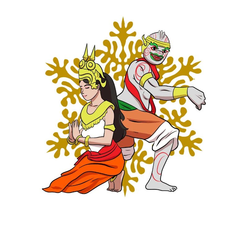 Cambodia Reamker Dance Khmer Apsara I Gift