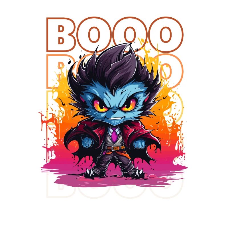 Chibi Thirst & Booo! Nightcrawler Vampire Tee !
