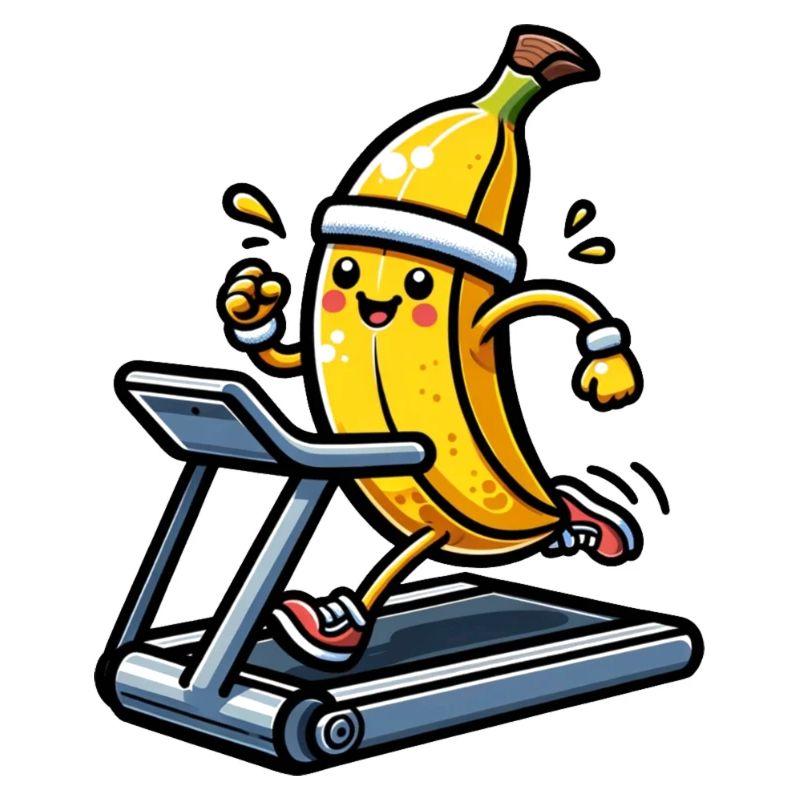 Banane en cours d’exécution