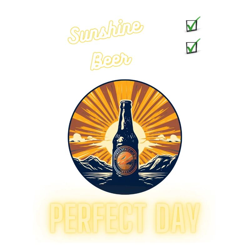 Sonnenschein: Check, Bier: Check = Perfekter Tag